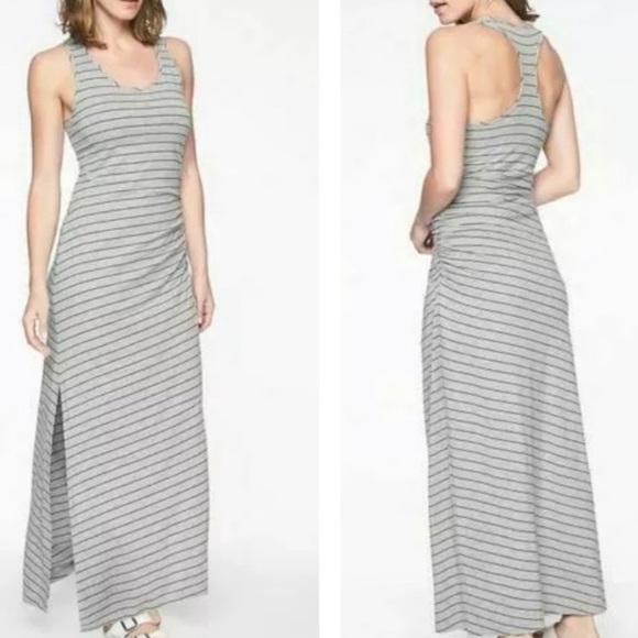 Athleta Playa Striped Maxi Tank Dress XL